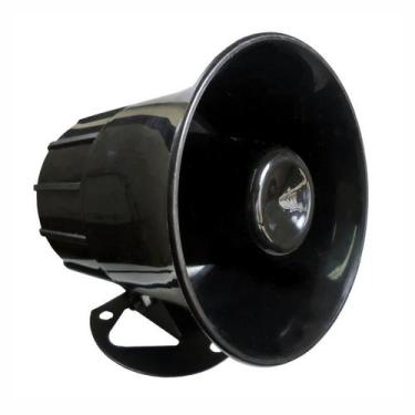 Imagem de Sirene 12 Volts Grande Pra Alarme Residencial Som Forte - DNI