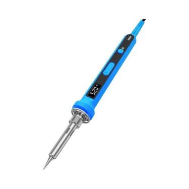 Imagem de Conjunto De Ferro De Solda Digital LCD Com Temperatura Ajustável 100W 