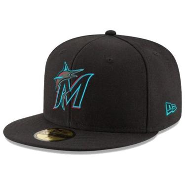 Imagem de Boné New Era 5950 MLB Miami Marlins Game Cap-Masculino