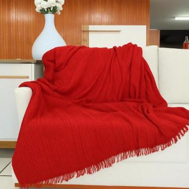 Imagem de Manta p/ Sofá Super King 4,00 x 1,80m Algodão Proteção Decoração Capa 