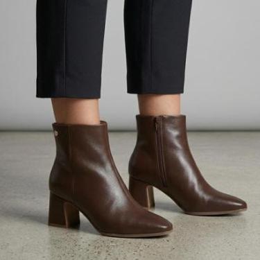 Imagem de Bota Feminina Vizzano Cano Curto Casual Elegante Salto Baixo Confortável Inverno 3109.1...