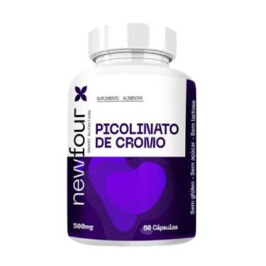 Imagem de Picolinato de Cromo 400mg 60 cápsulas New Four Sem sabor Sabor:Sem sab