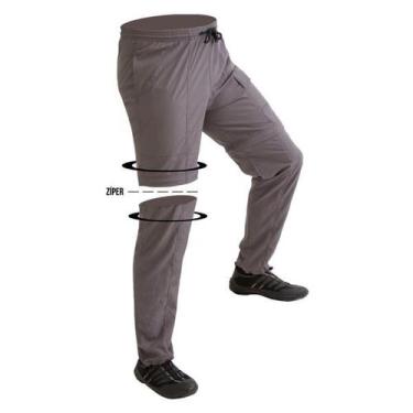 Imagem de Calça De Pesca Com Ziper No Joelho Hidronatic Mar Negro UV50+  Chumbo 