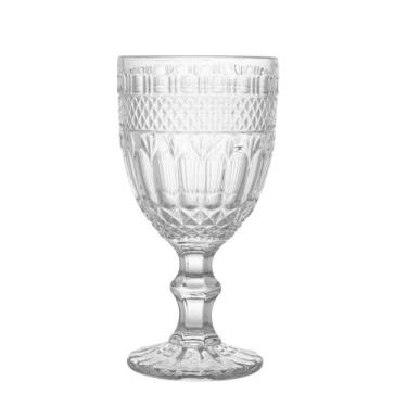Imagem de Conjunto 6 Taças Luxuosas De Vidro Metalizado Cristal 320ml - Wolff