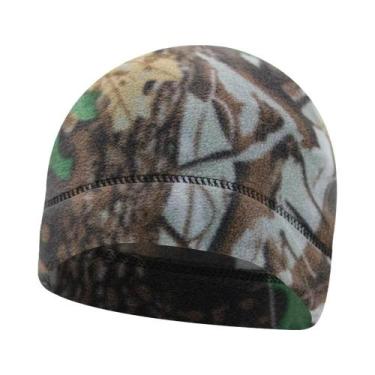 Imagem de Gorro De Inverno Unissex Em Fleece, Térmico E À Prova De Vento, Elásti