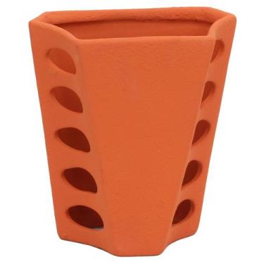 Imagem de Arandela Ceramica Artesanal Retro Amanda Cor Telha - CM GLASS - CLEIDE