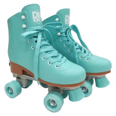 Imagem de Patins Quatro Rodas Verde Mar G Roller Ajustável Dm Toys