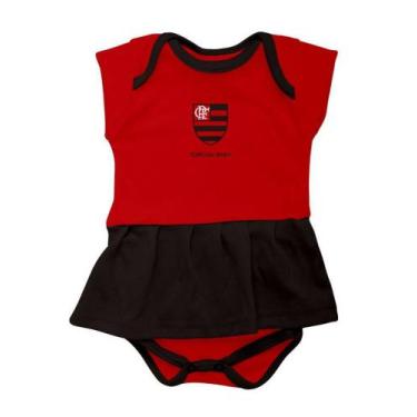 Imagem de Body Vestido Flamengo Infantil - Torcida Baby, Tam 2