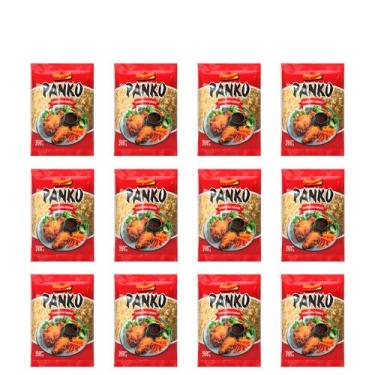 Imagem de Kit 12 Farinha Para Empanar Panko Tipo Oriental 200g Crocante Vários P
