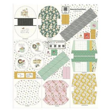 Imagem de Painel de tecido para quilting DIY 90 x 110 cm para 3 necessaires - Ma