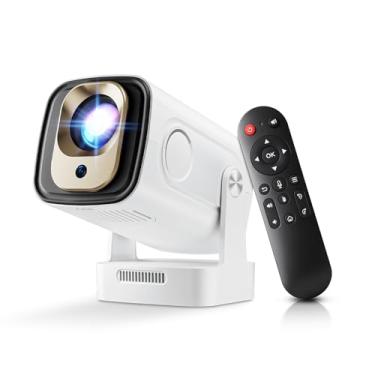 Imagem de Salange [Foco Automático / Keystone] Projetor Inteligente Com Wi-Fi E Bluetooth 5.4, Projetores Nativos 1080P 4K, Curto Alcance Aplicativos Integrados, Android 11, Mini Portátil Hy260Pro