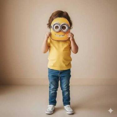 Imagem de Máscara Infantil Realista Dos Minions - SGB MODAS
