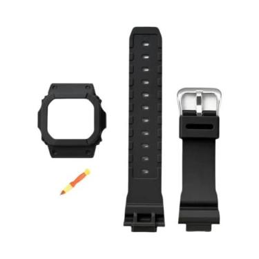 Imagem de Pulseira De Resina E Borracha Masculina Para Relógio Casio G-Shock DW-
