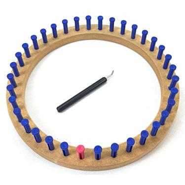 Imagem de Tear Circular diâmetro 22cm com 36 pinos Brinde Agulha