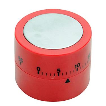 Imagem de Timer Analógico Essencialy Vermelho 6cm Moda do Chef