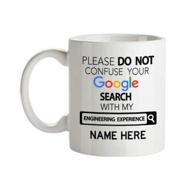 Imagem de Caneca de café personalizada Engineer - Experiência de engenharia - Caneca de engenheiro - Presentes de engenheiro - Caneca de café de 325 ml
