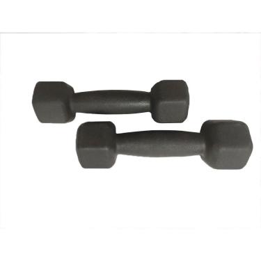 Imagem de Par de Halter Revestido e Texturizado Ahead Sports 9kg Preto