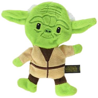 Imagem de Star Wars Brinquedo de pelúcia Yoda para cães, oficialmente licenciado, pequeno, macio, sem enchimento, para todos os cães, 15 cm
