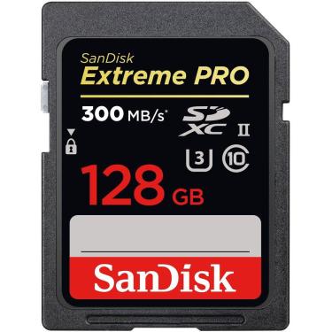 Imagem de Cartão SDXC SanDisk Extreme PRO 128GB - 300MB/s