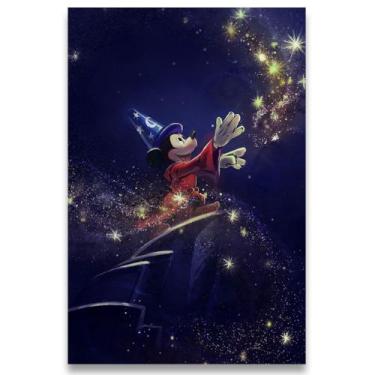 Imagem de Poster Decorativo 42cm X 30cm A3 Brilhante Mickey Fantasia - Bd Net Co