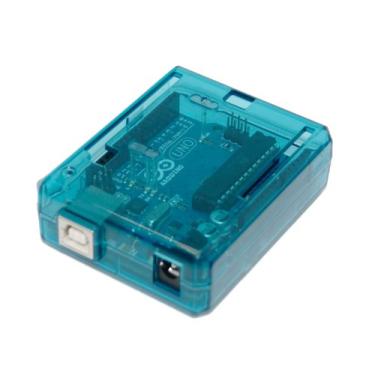 Imagem de Caixa de computador SB Uno R3 com compartimento transparente (azul) compatível com Arduino UNO R3