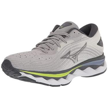 Imagem de Mizuno Tênis de corrida feminino Wave Sky 6, Cinza definitivo, 40