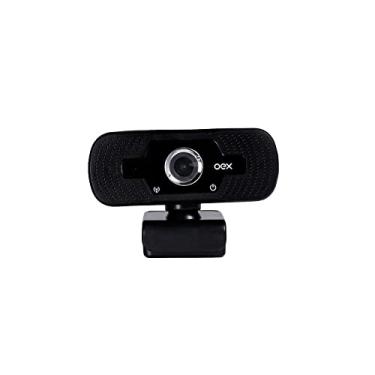 Imagem de WEBCAM 1080p FULL HD COM MICROFONE UNIDIRECIONAL - PLUG AND PLAY OEX, Preto