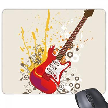 Imagem de Mouse pad de borracha antiderrapante para guitarra elétrica Jazz Music Culture