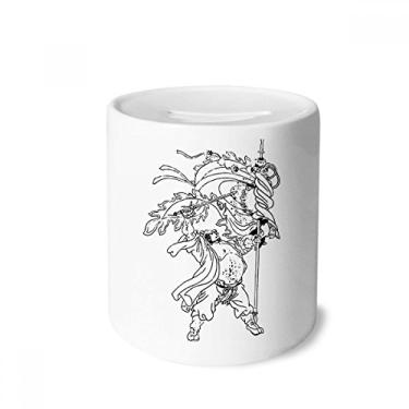 Imagem de DIYthinker Masterpiece Romance Kingdoms Dinheiro Dinheiro Caixa de Cerâmica Porta-Moedas Presente