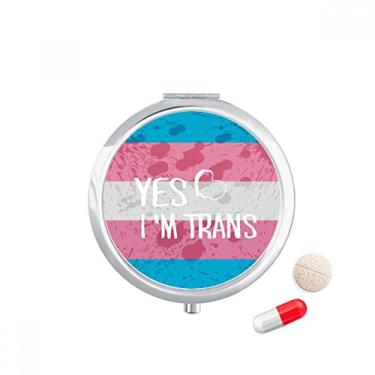 Imagem de Yes I'm Trans – Porta-comprimidos com suporte LGBT