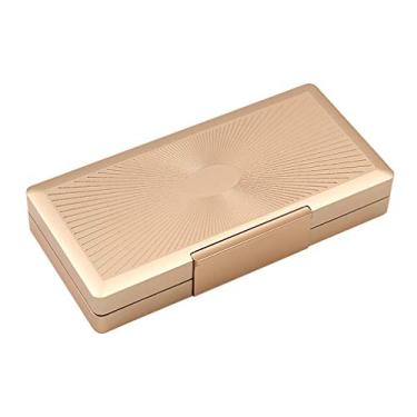 Imagem de Umidor de cigarro para viagem caixa portátil para charutos umidificador, caixa de armazenamento leve de liga de alumínio impermeável, hermética e durável – comporta 3/5 charutos – Ótimo presente para homens