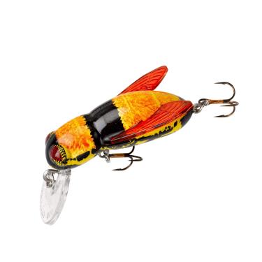 Imagem de Rebel Iscas de pesca Bumble Bug Topwater/Crankbait 3,8 cm (1 1/2 polegadas), 7/7 oz, abelha