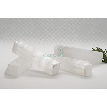 Imagem de Cristal Selenita Branca Mini 100% Natural com energia de purificação