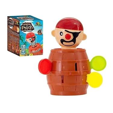 Imagem de Jogo Mini Barril do Pirata Pula Pirata Game - Brinquedo Educativo e Muita Diversão - Crianças e Família