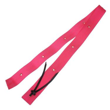 Imagem de Látego de Nylon Rosa com Tento de Couro M Reis 28635