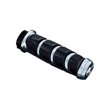 Imagem de Kuryakyn 6352 Premium Kinetic Guidão Grips para controle eletrônico do acelerador: motocicletas Harley-Davidson 2008-19, cromadas, 1 par