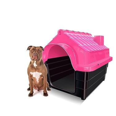 Imagem de Casa para Cachorros Plástica Rinopet N5 Cor:rosa