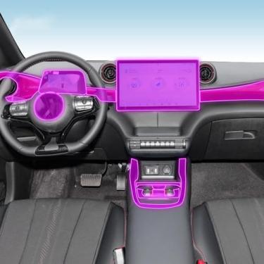 Imagem de NBHB Filme protetor do carro transparente transparente TPU pintura autoadesiva película protetora tela do console Filme, para BYD DOLPHIN 2022-2023