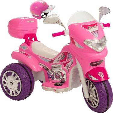 Imagem de Moto Eletrica Infantil Sprint Turbo Biemme Rosa Pink 12V
