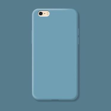 Imagem de Para iphone 6 6s caso para iphone6 6s tpu silicone líquido capa protetora do telefone capa traseira para iphone 6 caso, lago azul, para iphone 6 6s (4.7)