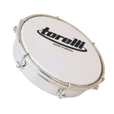 Imagem de TAMBORIM DE MADEIRA TORELLI 6"  PELE LEITOSA