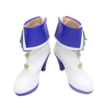 Imagem de Botas para cosplay Game Kuwakami Kaho/Mari Iochi/Nekozuka Hibiki/Hayase Yūka/SHIROMI IORI/Tanga Ibuki/Yasumori Minori/Sumi Serina/Kurodate Haruna, Multi, 40