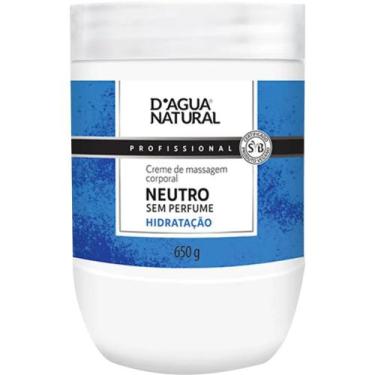 Imagem de Creme Massagem Corporal Neutro Sem Perfume 650G Dagua Natural - D'água