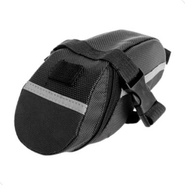 Imagem de Bolsa De Selim Reflexível Banco De Bicicleta Case Bike Preto Impermeável Mundo Compras