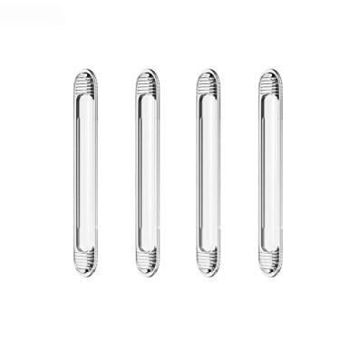 Imagem de Para-choques de porta de armário, batente de porta de borracha transparente, protetor de parede, para-choques adesivos para portas de carros, gavetas, portas de chuveiro, tampas de vaso sanitário (4