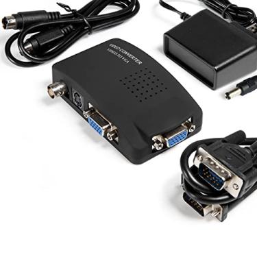 Imagem de MakeTheOne — Câmera CCTV BNC S vídeo VGA para laptop PC VGA monitor conversor caixa adaptador