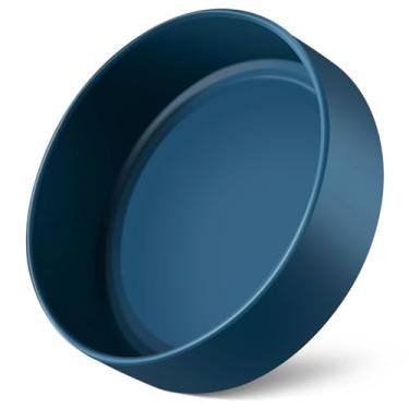 Imagem de VGHNQ Capa de silicone para garrafas de água YETI, Owala, bota inferior para YETI 26 1,020 g, capa de bota para Owala 947 ml, acessórios de garrafa de água Rambler (azul, serve para garrafa YETI