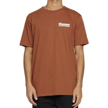 Imagem de Camiseta Element Sunup Marrom-Masculino