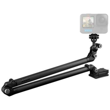 Imagem de Suporte GoPro Boom + Adesivos Curvo e Reto - Preto - Unissex - Único-Unissex
