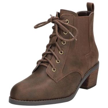 Imagem de Bella Vita Botas femininas Bismark, Marrom, 10 Wide